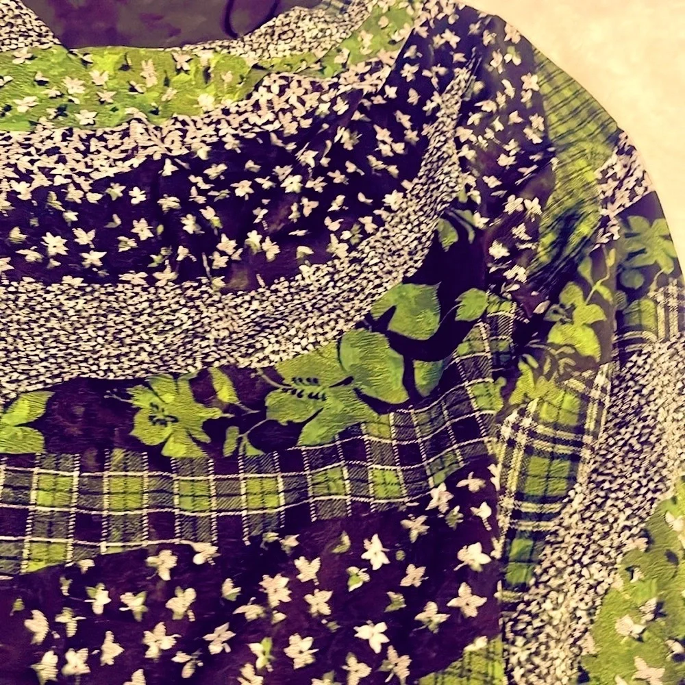 Michael Kors Green blouse Top women’s ~3X